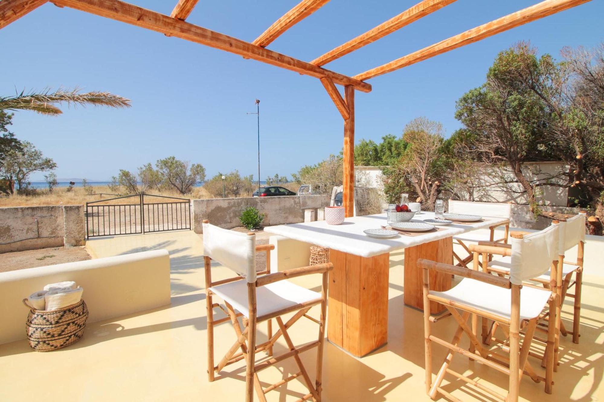 4Twaves Beach House - Beachfront In Agios Ioannis Agios Ioannis  Exterior foto